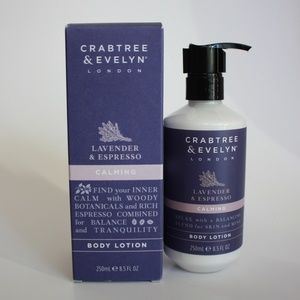 New Crabtree & Evelyn Lavender & Espresso Lotion
